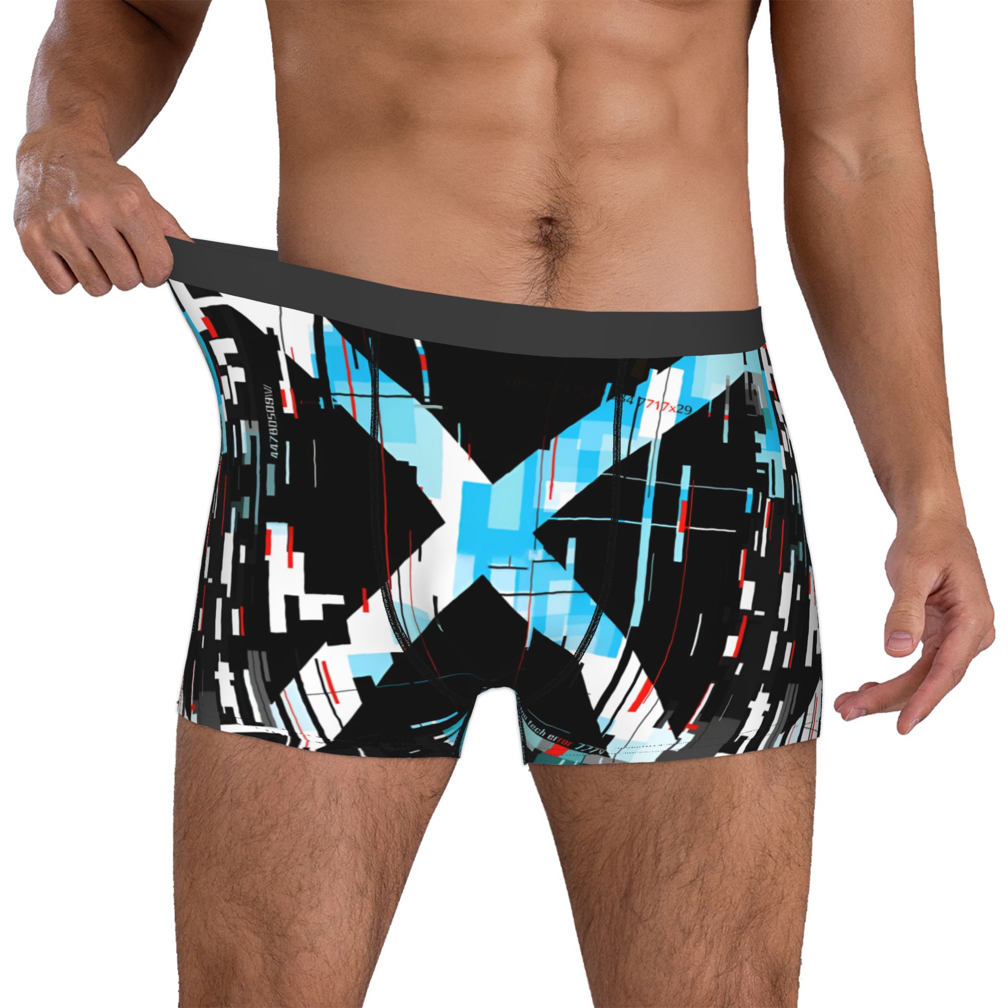 Men Accessories Logo - Customized Japanese Tokyo Techwear Logo Boxer