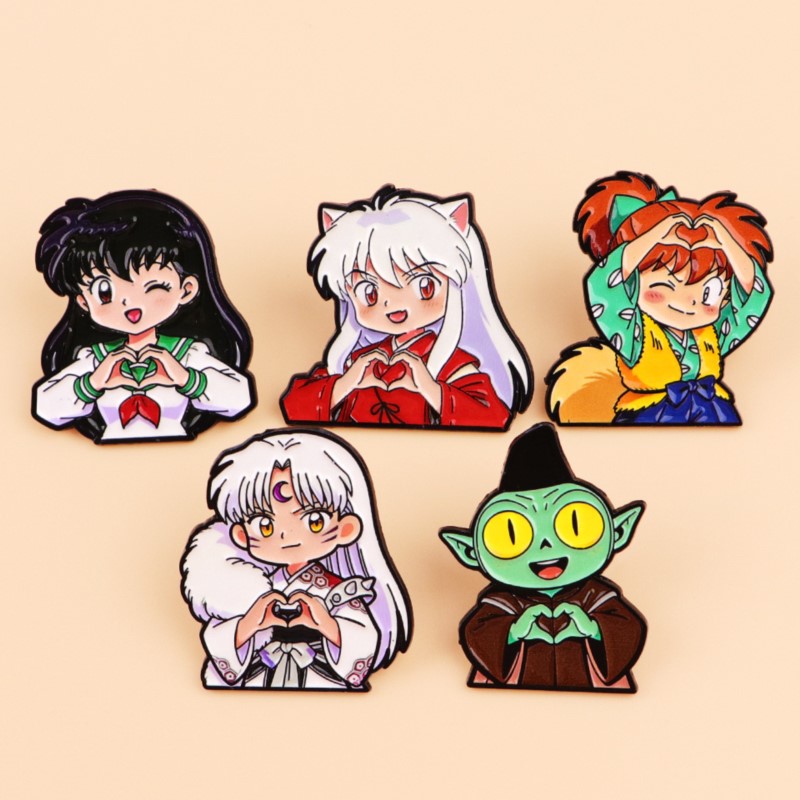 Cute Wolf Ear Fantasy Characte - Lapel Pin Enamel ulasan dan harga