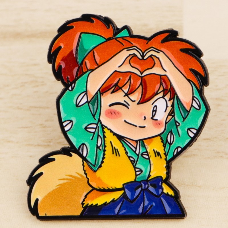 Cute Wolf Ear Fantasy Characte - Lapel Pin Enamel ulasan dan harga