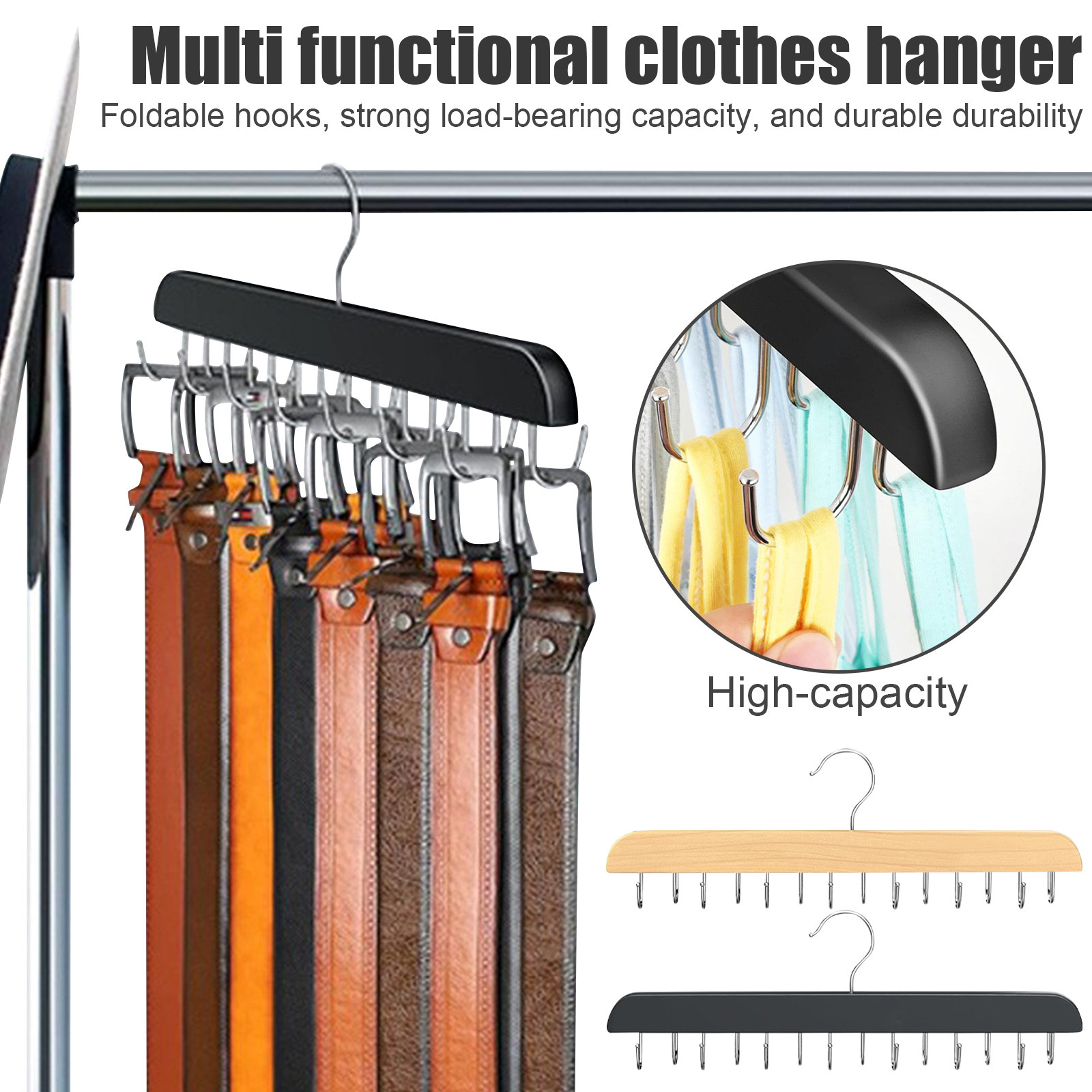 Wooden Belt Rack Women Storage - Men'S Accessories Organizer For Wardrobe ulasan dan harga