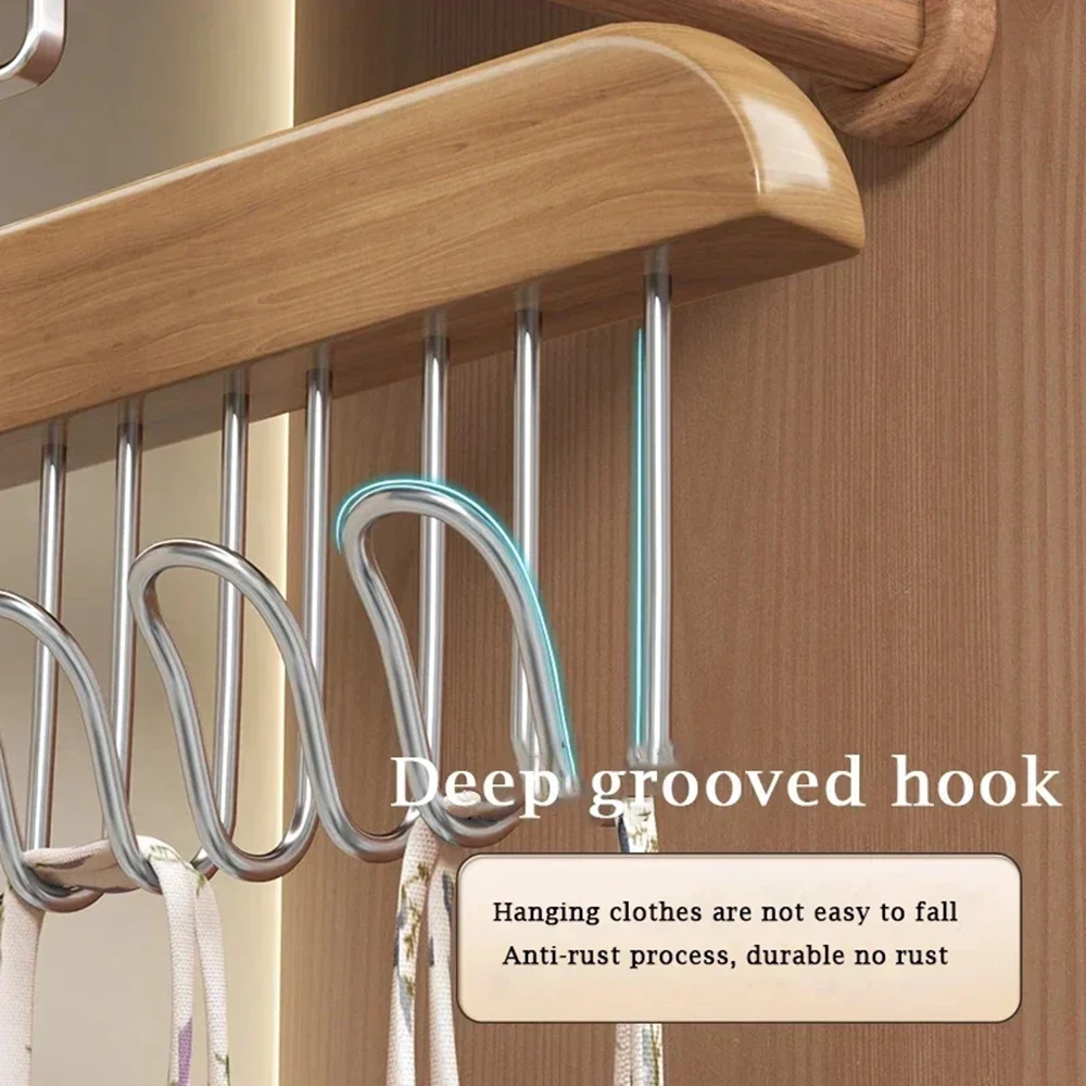 Multiple Hooks Women Storage B - Men'S Accessories Organizer For Wardrobe ulasan dan harga