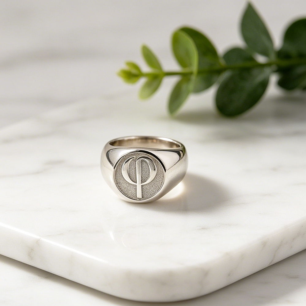 15mm Customized Signet Men Rin - Signet Ring Men ulasan dan harga