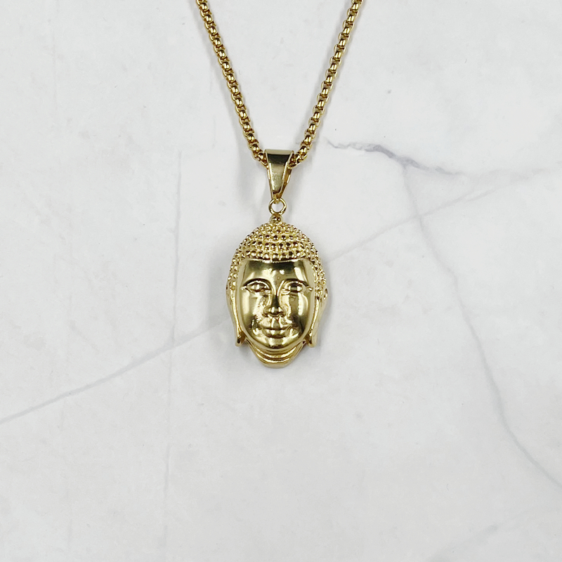 Luxury Thai Buddha head gold c - Men Accessories Nepal ulasan dan harga