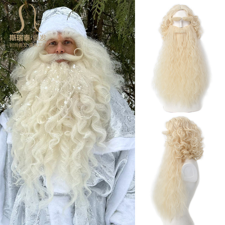 Christmas Santa Claus Hair Wig - Mens Accessories Style ulasan dan harga