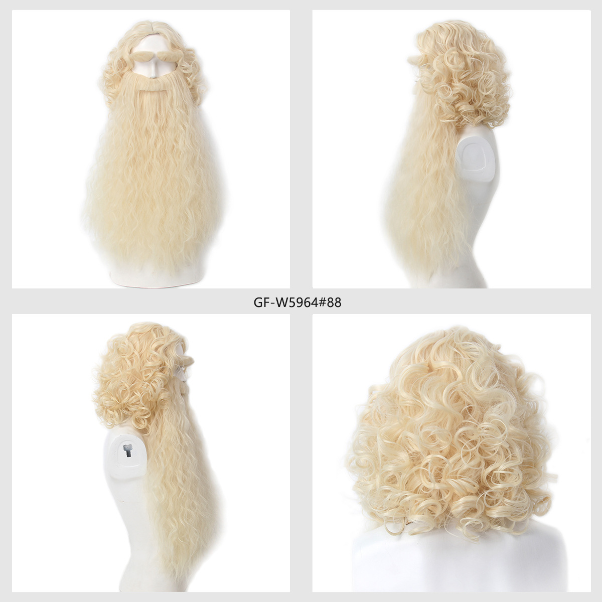 Christmas Santa Claus Hair Wig - Mens Accessories Style ulasan dan harga