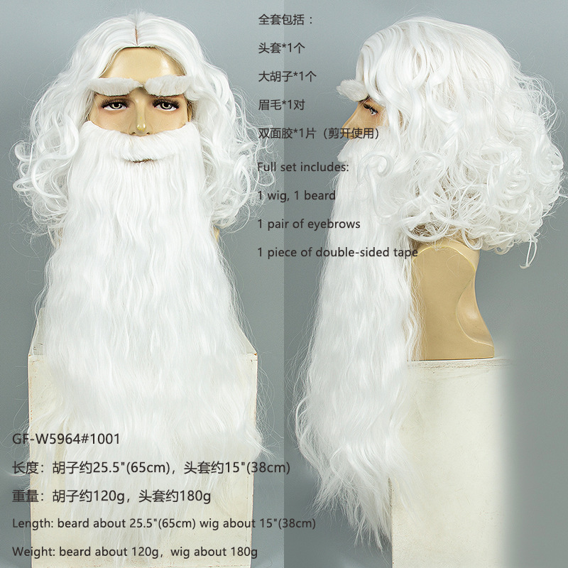 Christmas Santa Claus Hair Wig - Mens Accessories Style ulasan dan harga