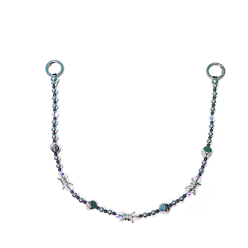 HERLOOK Cool Punk Dice Metal B - Men Accessories Chain ulasan dan harga