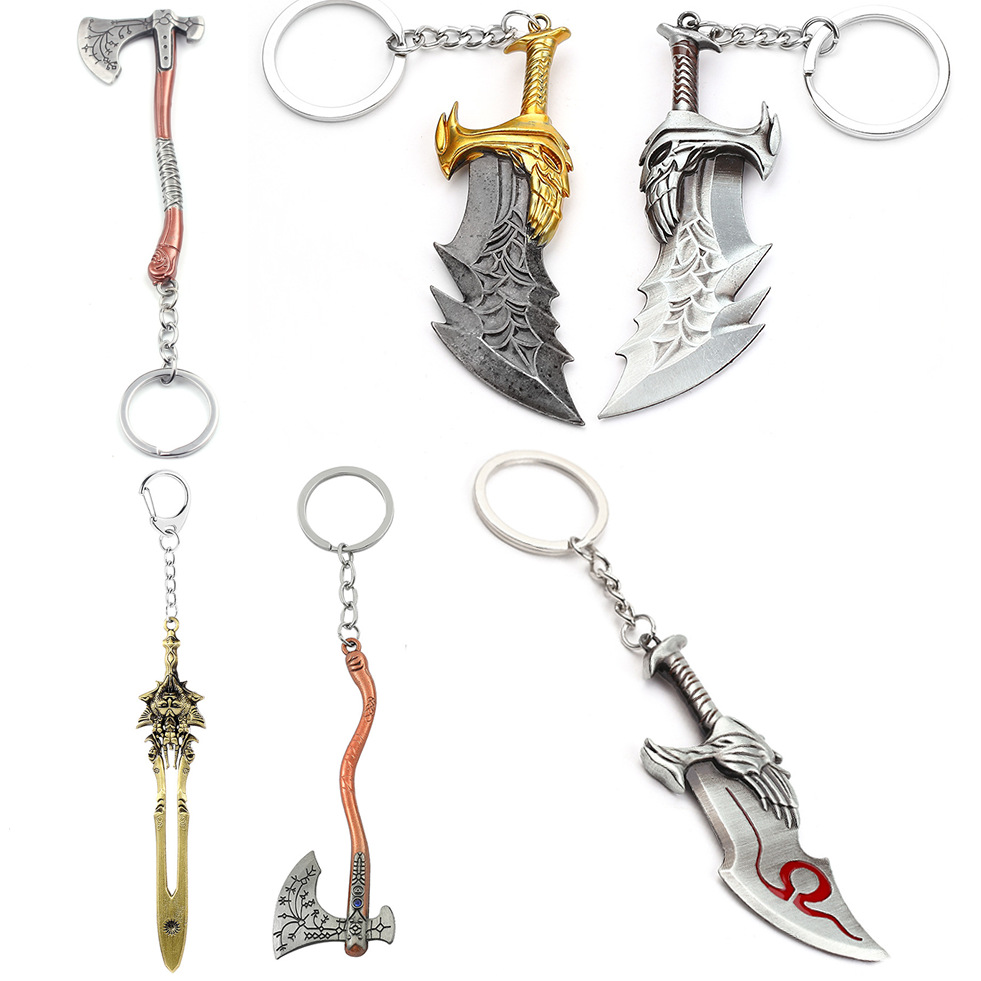 God of War 4 Kratos Sword Keyc - Men Accessories Chain ulasan dan harga