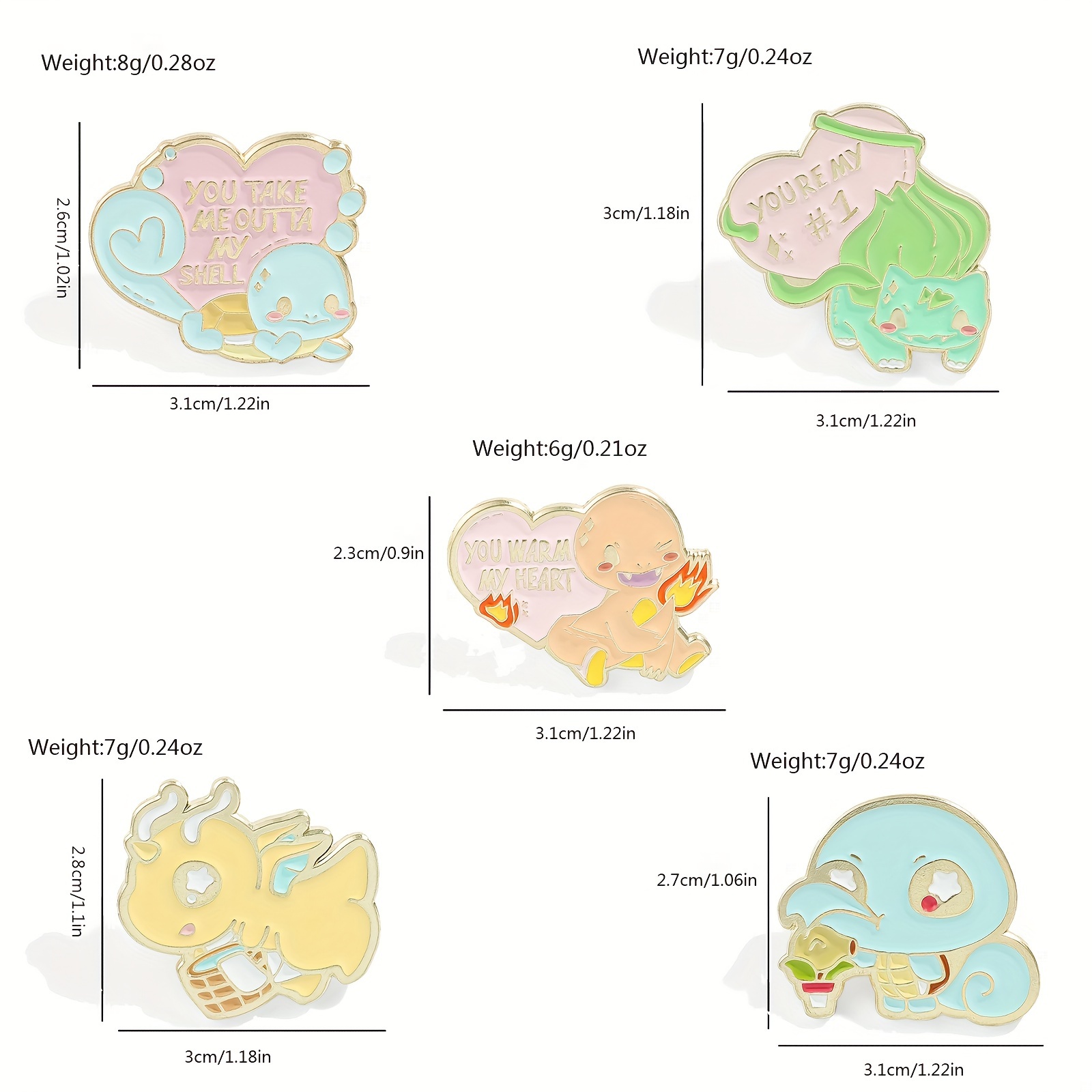 5 Pcs Cute Anime Brooch Person - Lapel Pin Enamel ulasan dan harga