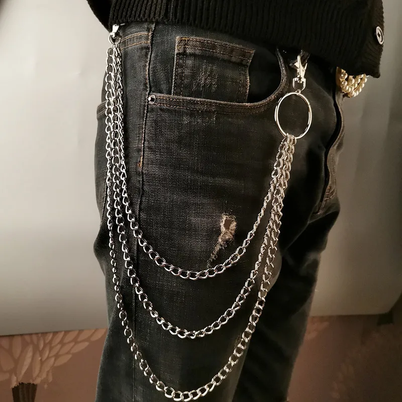 Layer Metal Belt Chain Punk Ho - Men Accessories Chain ulasan dan harga