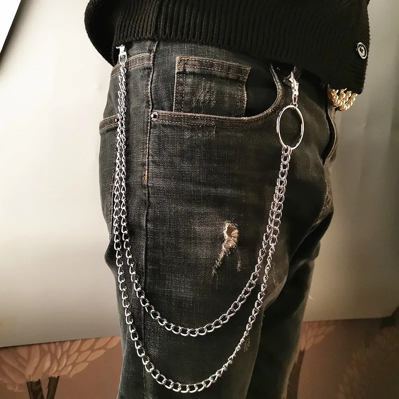 Layer Metal Belt Chain Punk Ho - Men Accessories Chain ulasan dan harga