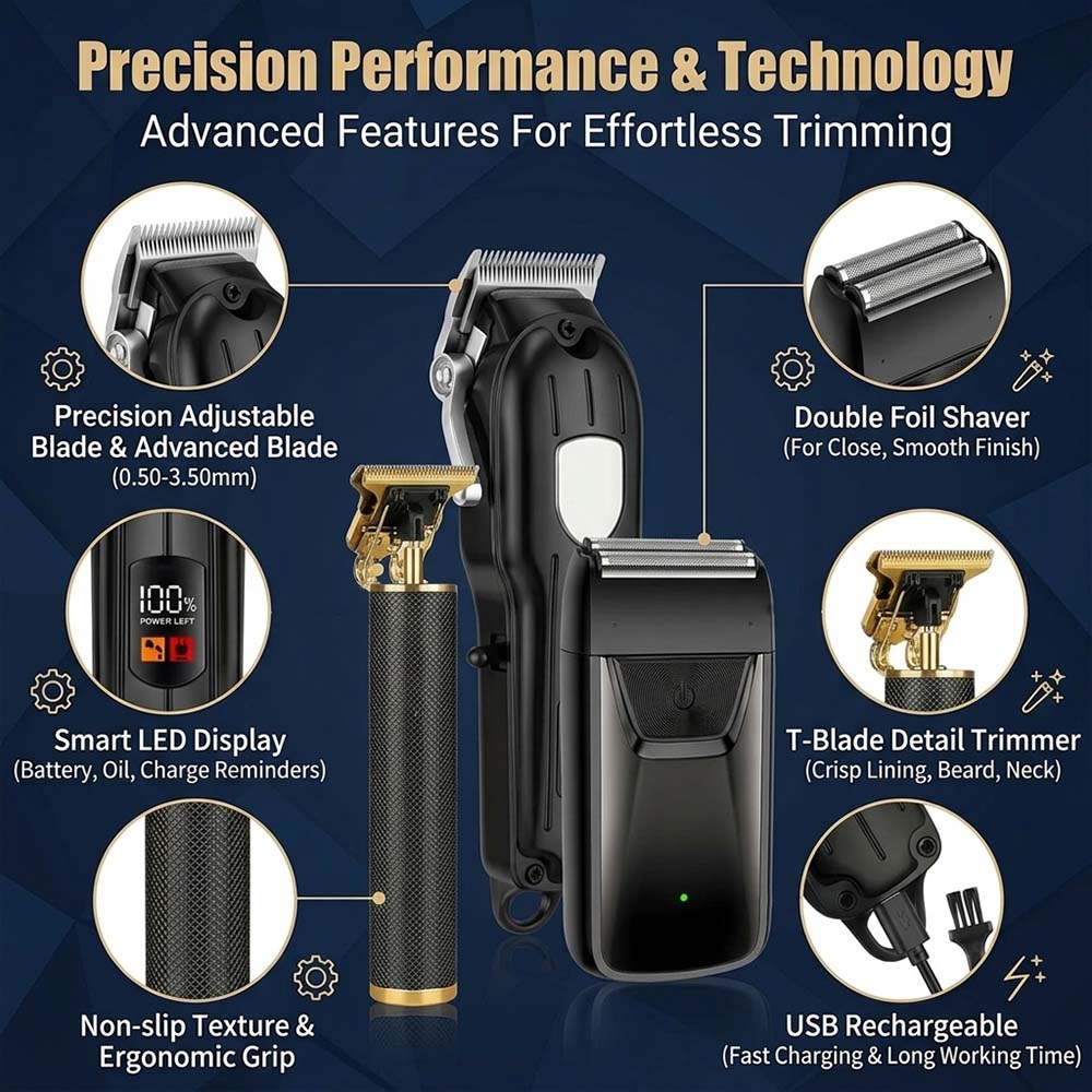 Professional Hair Clipper Set  - Men Accessories Guide ulasan dan harga
