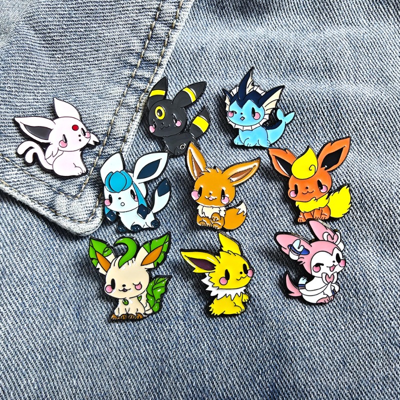 Hot 9 Pcs Anime Elf Brooch Set - Lapel Pin Enamel ulasan dan harga