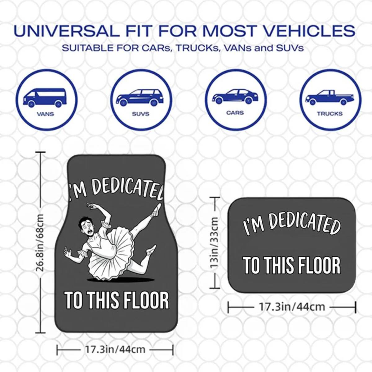 4Pcs Anti-Slip Car Floor Mats  - Men'S Accessories Vans ulasan dan harga