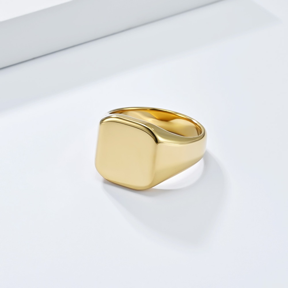 Somen Signet Square Tungsten C - Signet Ring Men ulasan dan harga