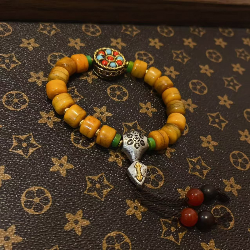 Yak Bone Matching Nepal Bracel - Men Accessories Nepal ulasan dan harga
