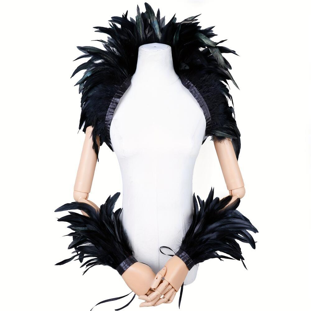 Elegant Red Feathers Women's S - Mens Accessories Style ulasan dan harga