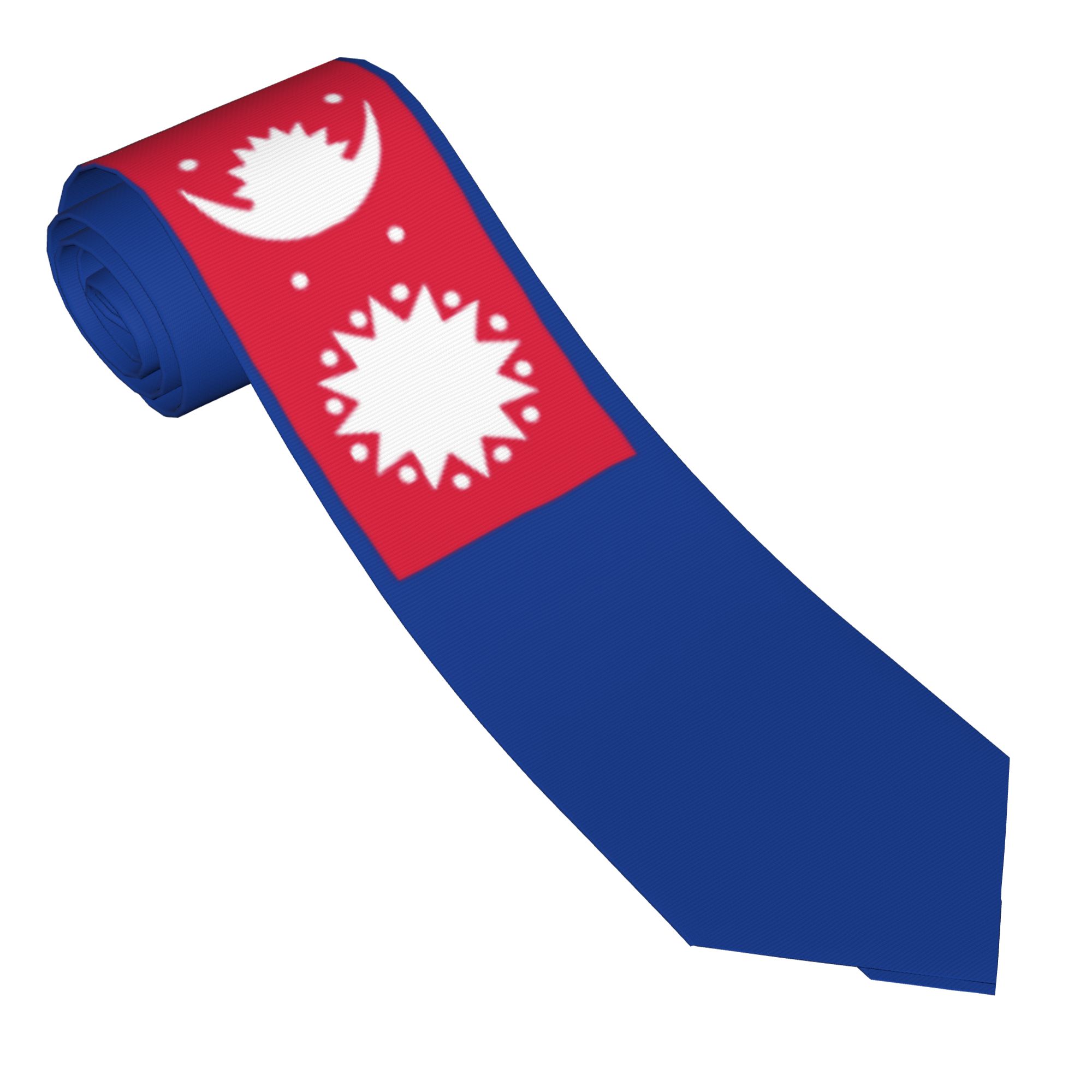 Nepal National Flag Tie  Graph - Men Accessories Nepal ulasan dan harga