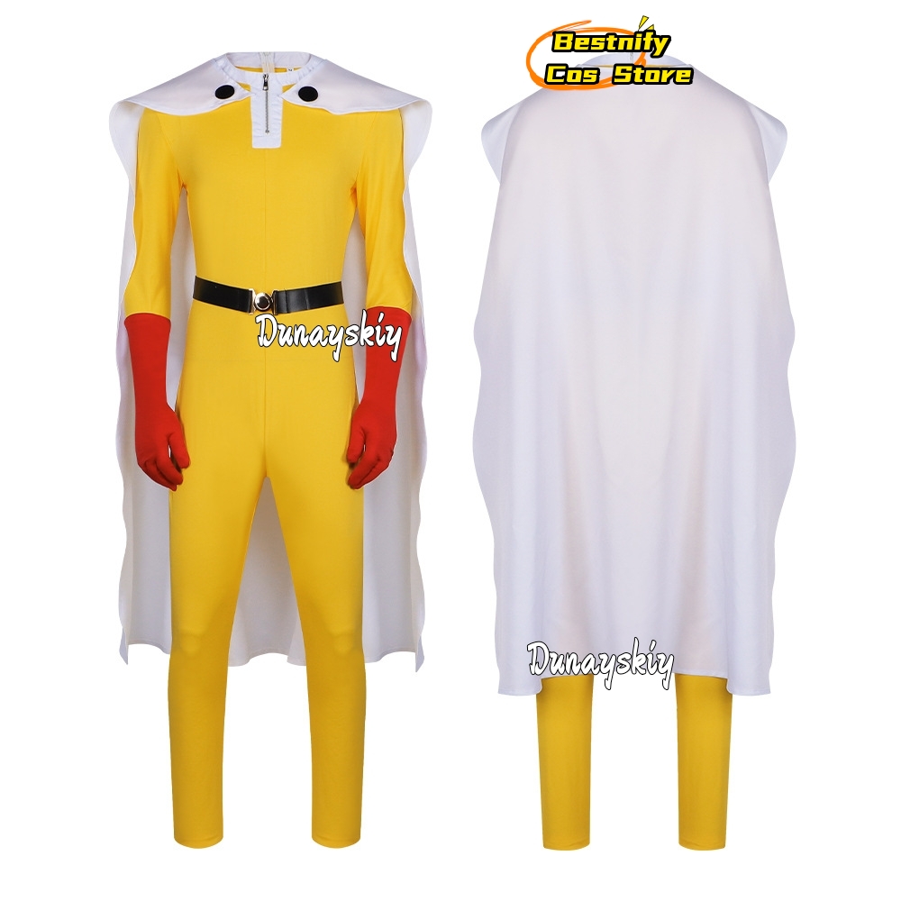 Saitama MAN Cosplay Jumpsuit C - Men'S Accessories Japan ulasan dan harga