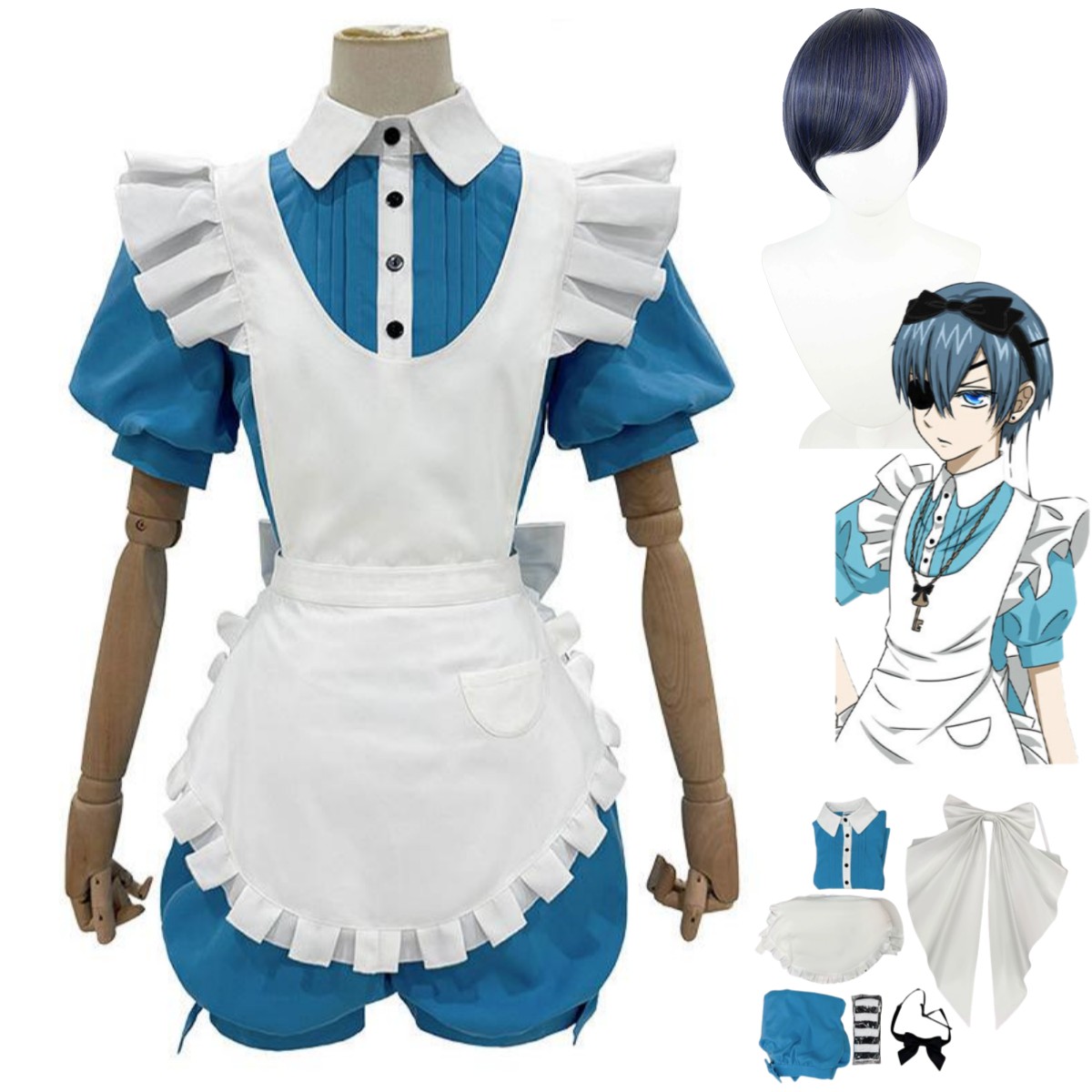 Anime Ciel Phantomhive Smile C - Men'S Accessories Japan ulasan dan harga