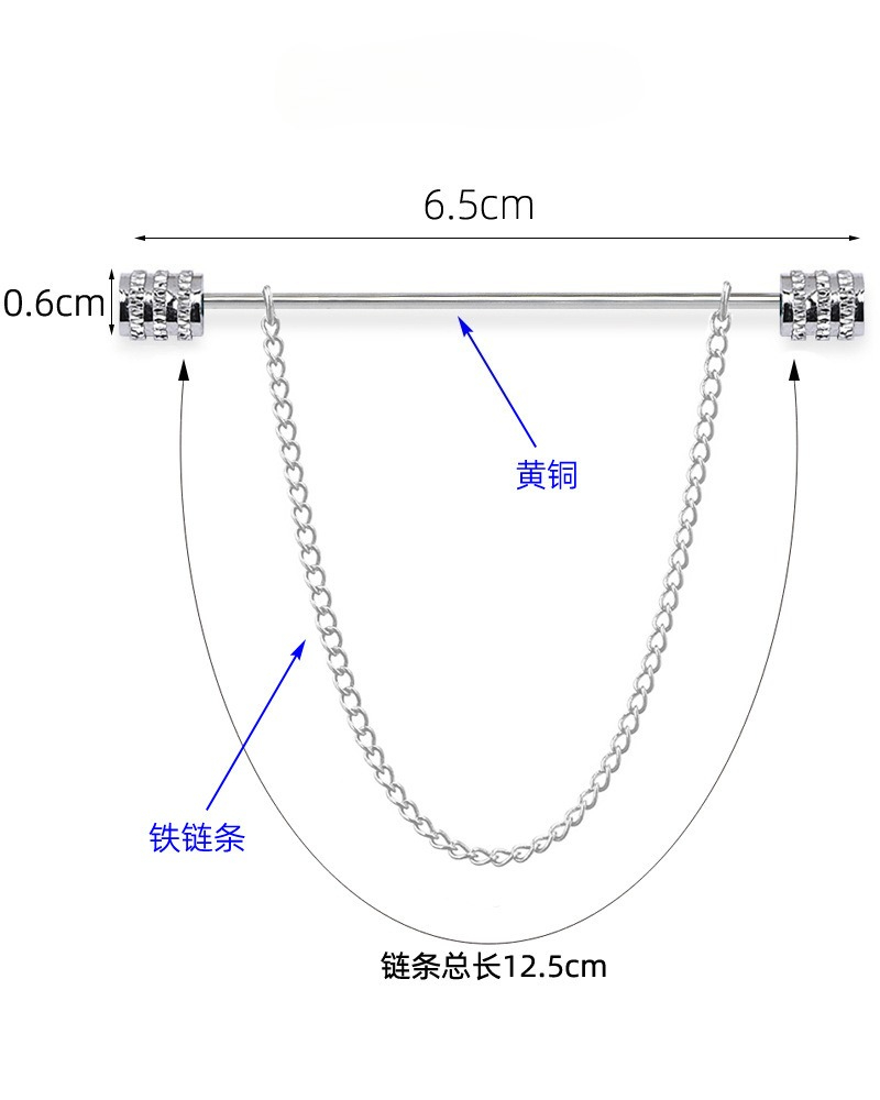 New Men's Brooch for Shirt Sta - Men'S Accessories Jewelry ulasan dan harga