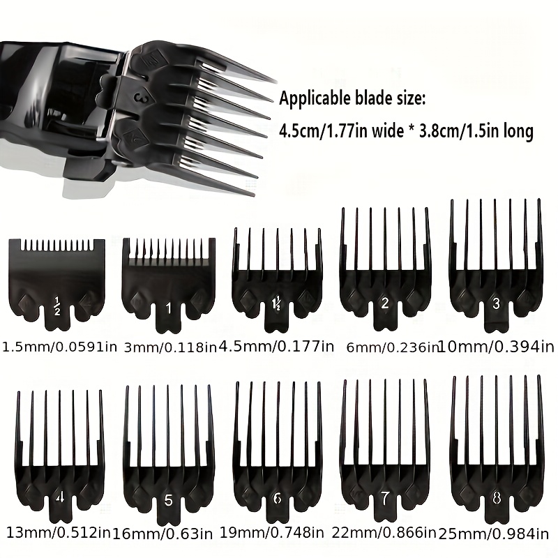 10Pcs Black Plastic Hair Clipp - Men Accessories Guide ulasan dan harga