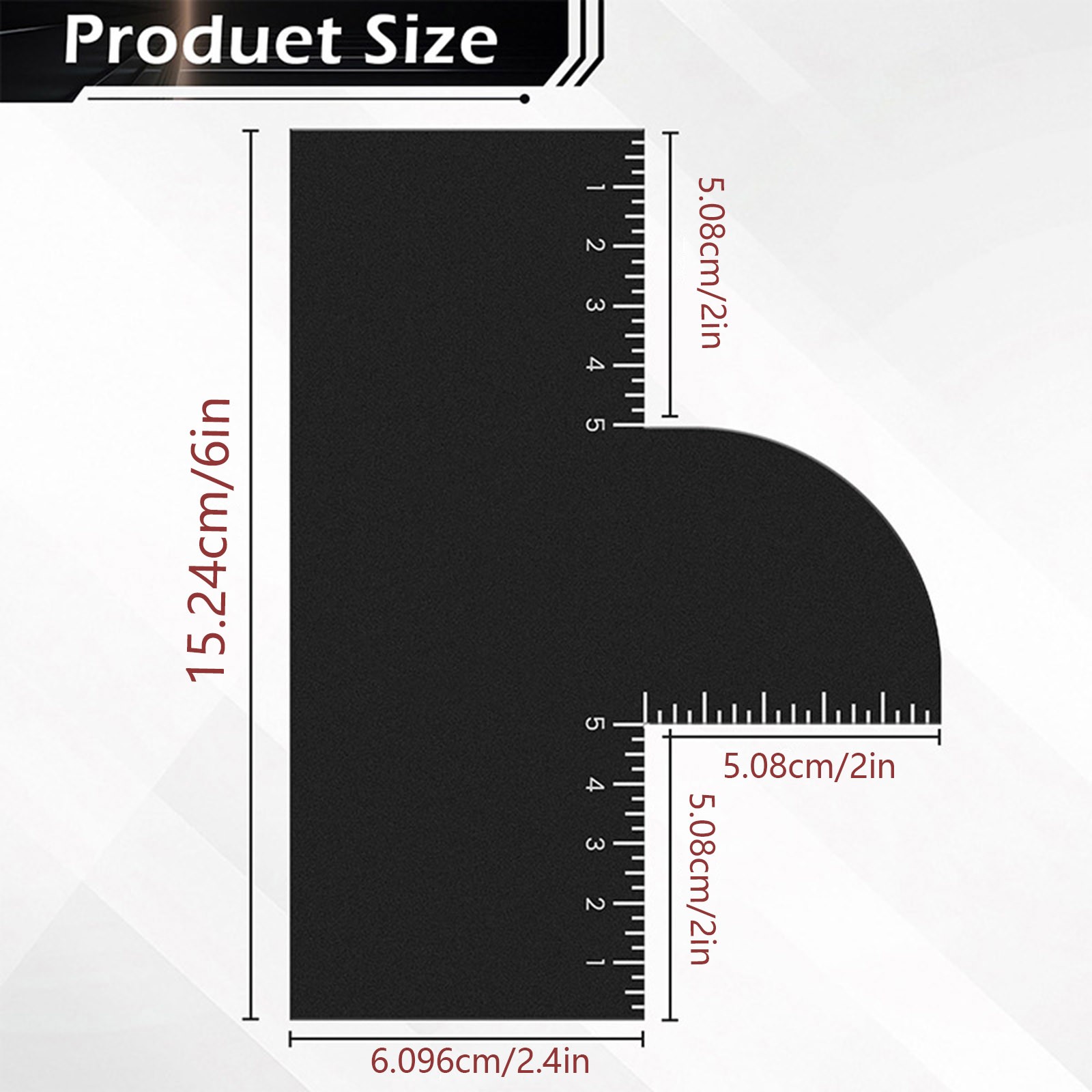 2Pcs Men Hair Styling Template - Men Accessories Guide ulasan dan harga